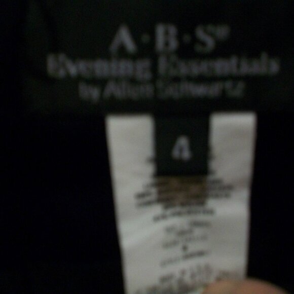 - ALLEN SCHWARTZ'S EVENING DRESS WOMEN SIZE 4- MADE in USA - Picture 5 of 12